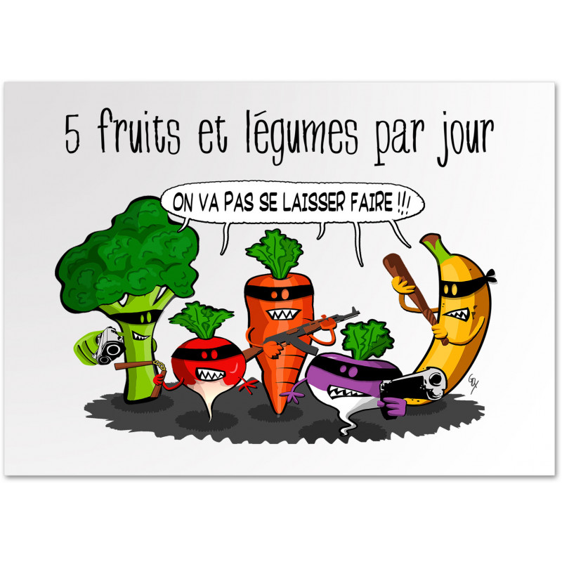 affiche 5 fruits et legumes par jour