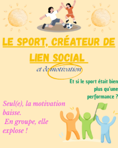 le sport, créateur de lien social
