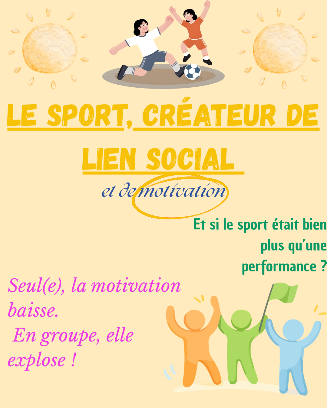 le sport, créateur de lien social
